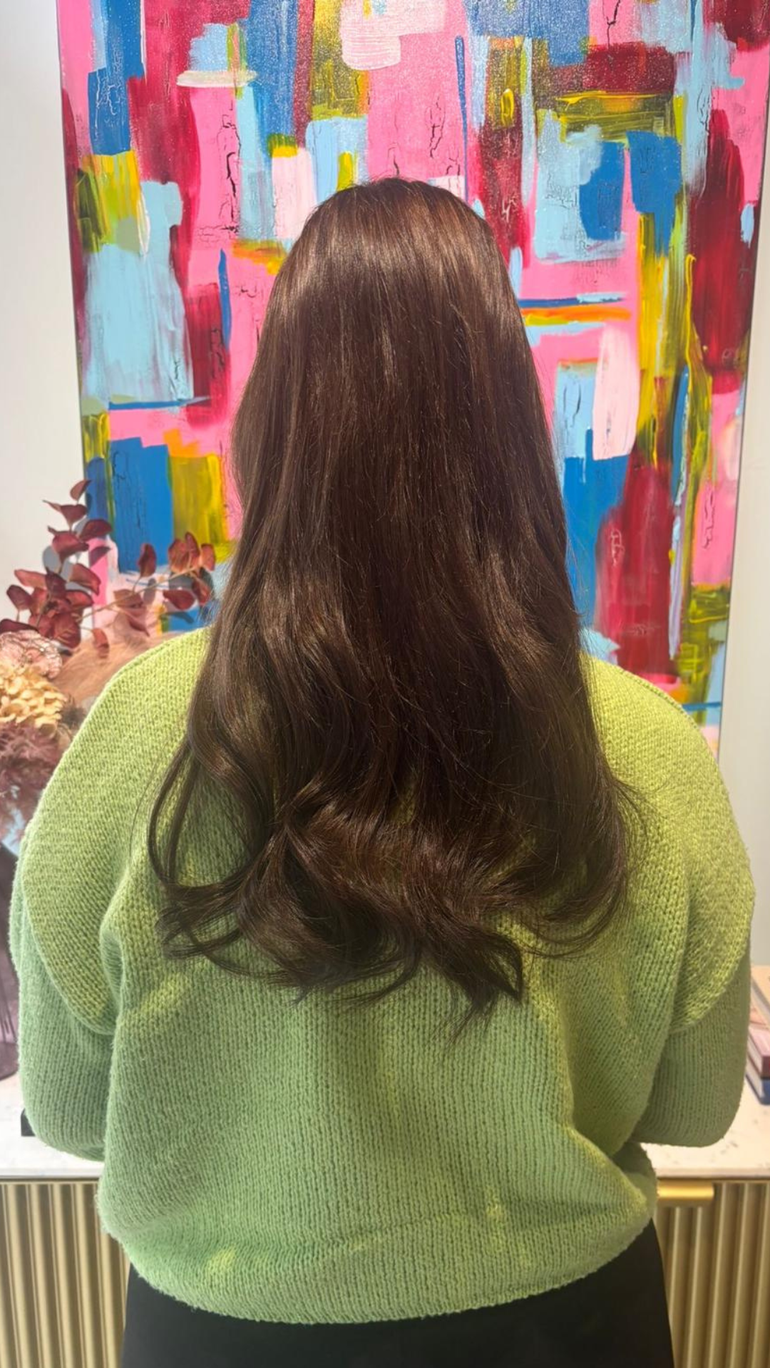 Hair extensions voor en na – klantresultaat 24