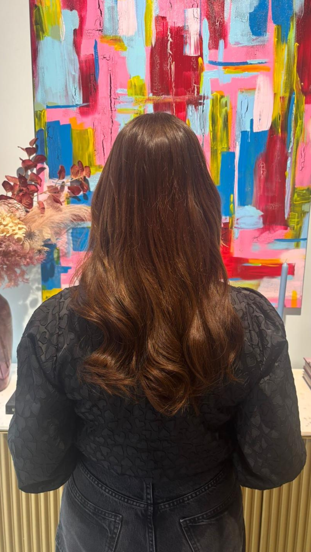 Hair extensions voor en na – klantresultaat 5