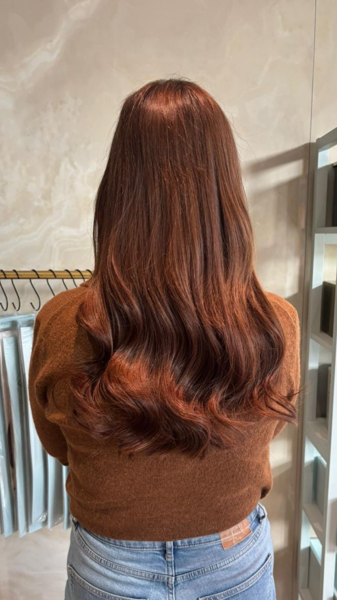 Hair extensions voor en na – klantresultaat 2