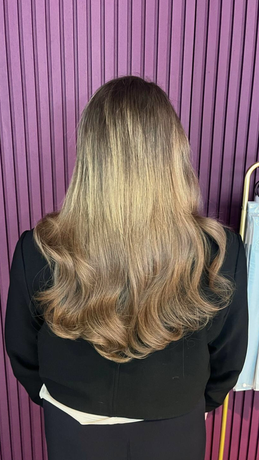 Hair extensions voor en na – klantresultaat 25